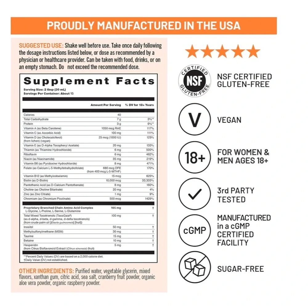 NatureWise Liquid Hair Growth for Women & Men - Picture 7 of 10